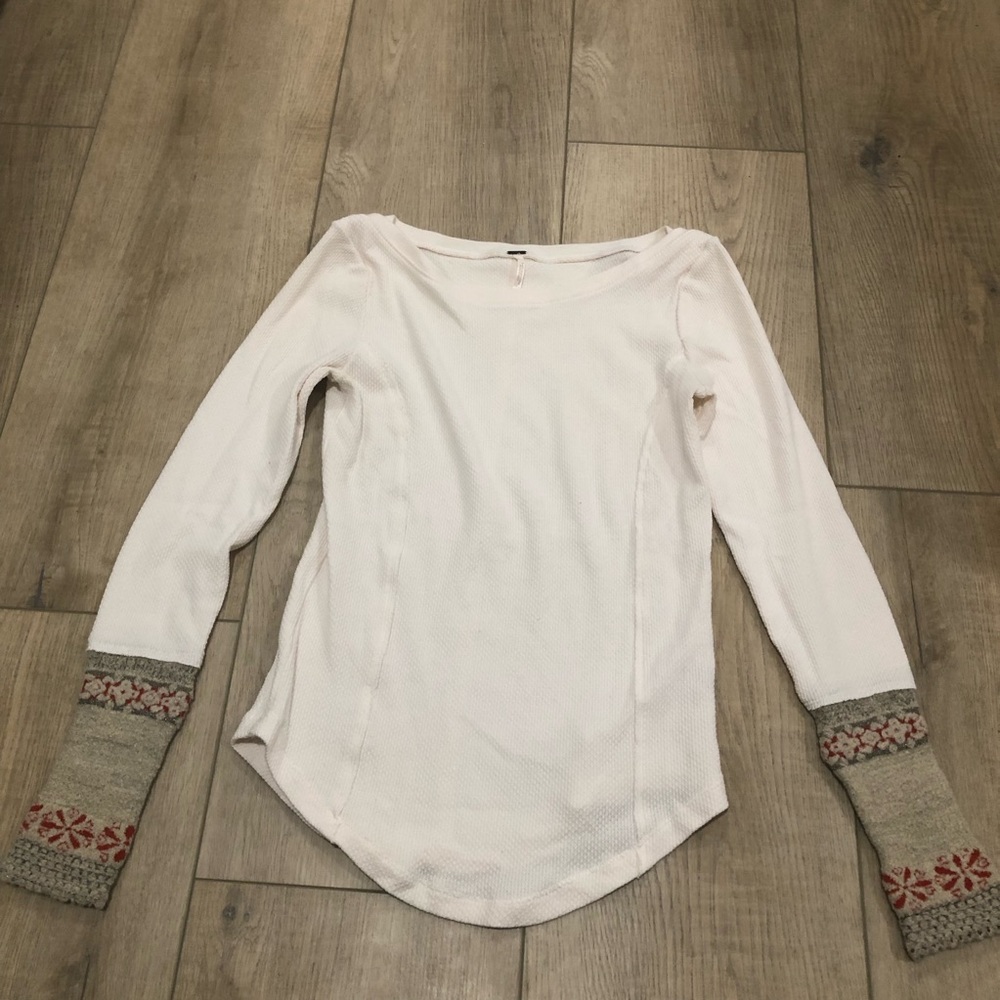 Free People In the Mix Thermal Knit sleeves